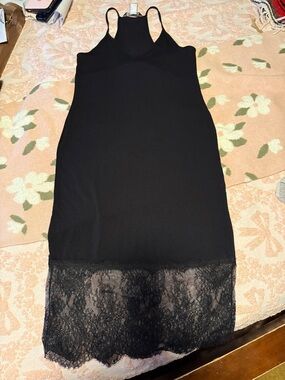 BCBGMaxAzria Black Racerback Slip Dress